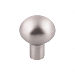 Top Knobs M2065 Aspen II Small Egg Knob 1 3/16 Inch Brushed Satin Nickel